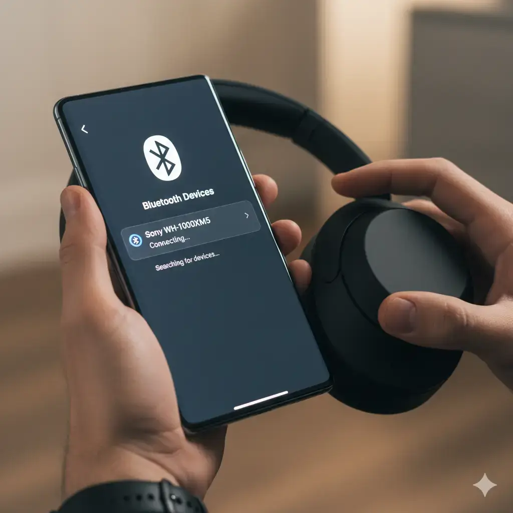 Stappenplan Sony koptelefoon bluetooth verbinden